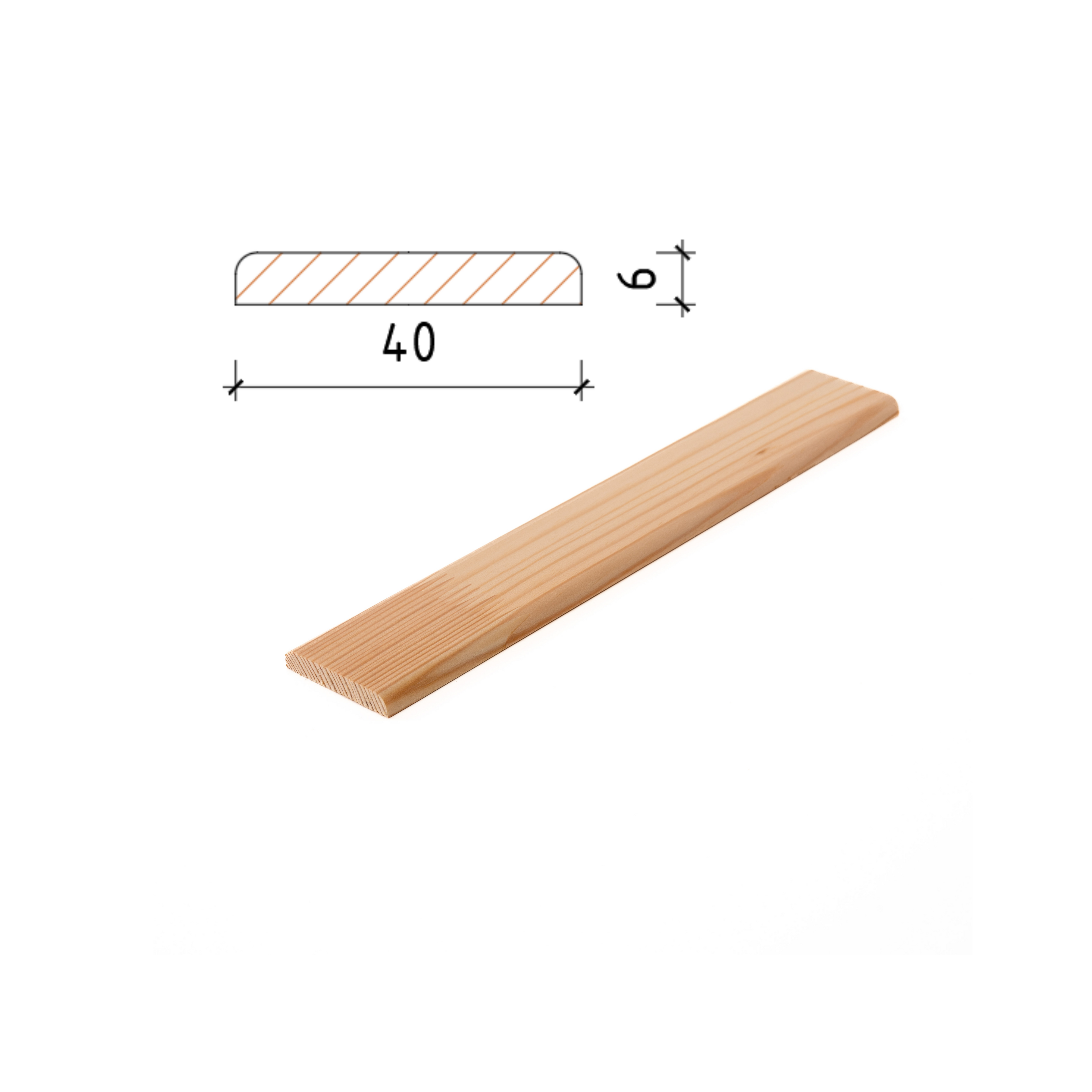 Профил 4 Х 0.6 2R