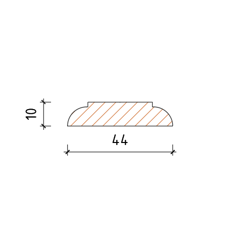 Перваз врата двустранна